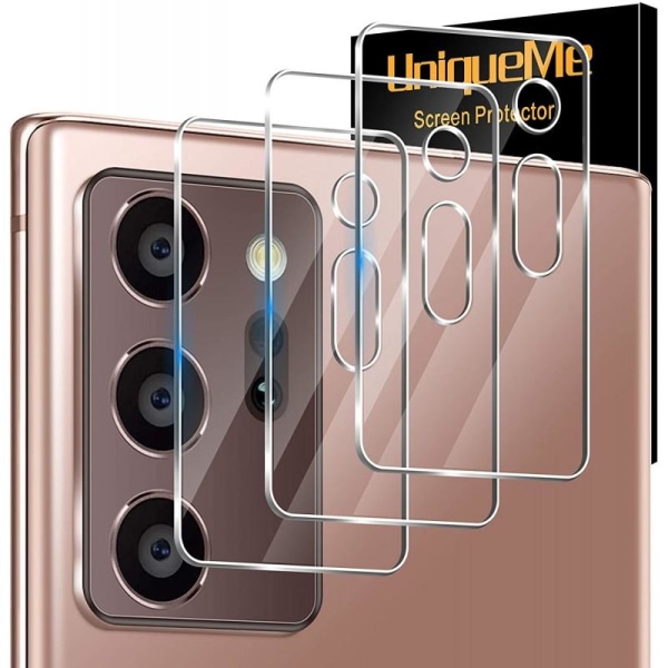 2-PACK Samsung Note 20 Ultra Camera Lens Cover Flexibelt glass Transparent