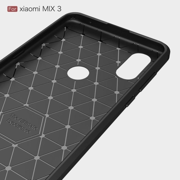 Xiaomi Mi Mix 3 Stöttåligt Stötdämpande Skal SlimCarbon Svart