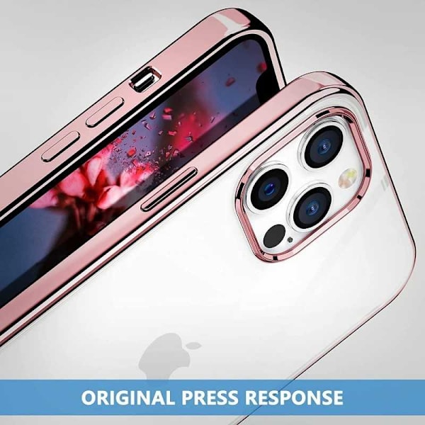 iPhone 12 Stöttåligt Mjukt Skal Transparent