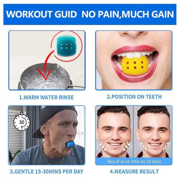 Fitness ball Face trainer Leukalinja Grå
