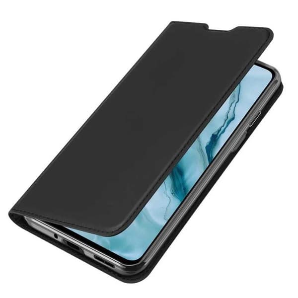 OnePlus Nord Flip Case Smooth -korttipaikka Black