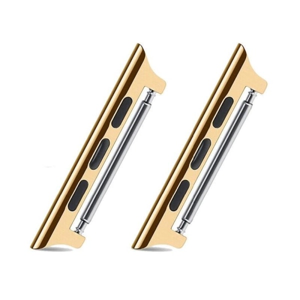 Armbands Pin Adapter till Apple Watch 42/44/45/49mm Guld Svart