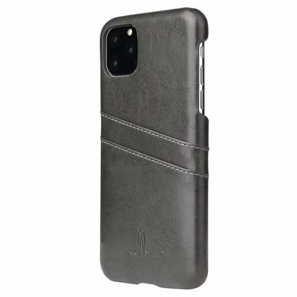 iPhone 11 Eksklusivt støtdempende kortholder Retro Black