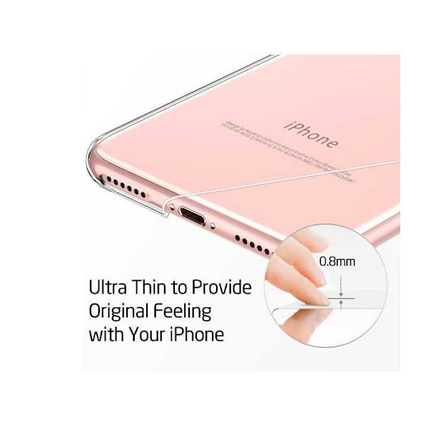 iPhone XS Max stødabsorberende silikonetui Enkelt Transparent