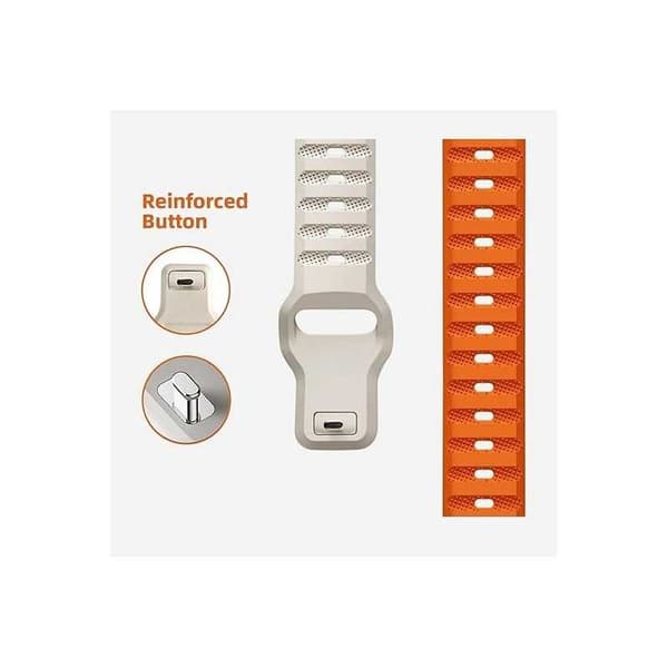 Universaali kestävä rannekoru Titan's Grip 22mm - Vaaleanpunainen