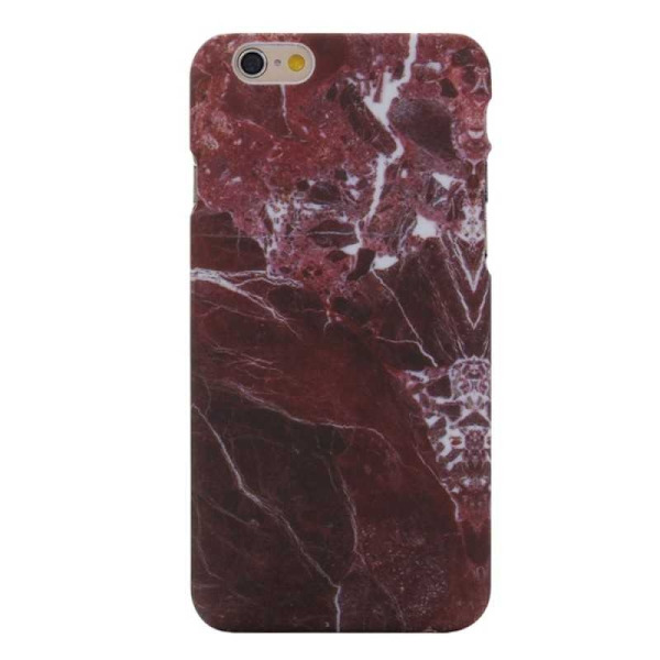 iPhone SE (2020) Marble Shell Slimfit 3D-design Red Variant 1