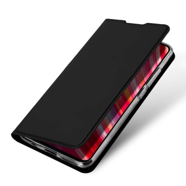 Xiaomi Redmi Note 8 Pro Exclusive Flip Case Smooth-kortspor Black