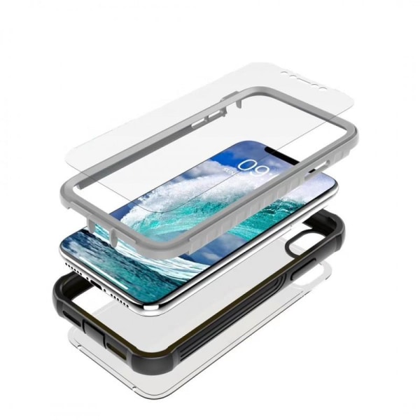 iPhone XR Full Coverage Premium 3D Cover ThreeSixty Transparent