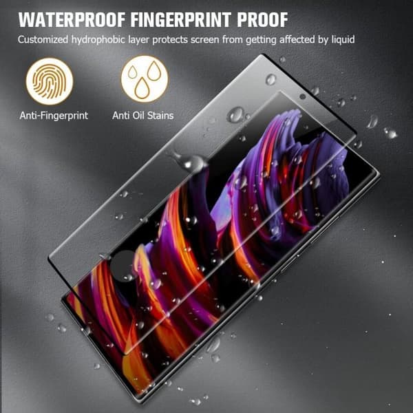 Samsung S23 Ultra Härdat Glas 0.26mm 3D 9H Fullframe Transparent