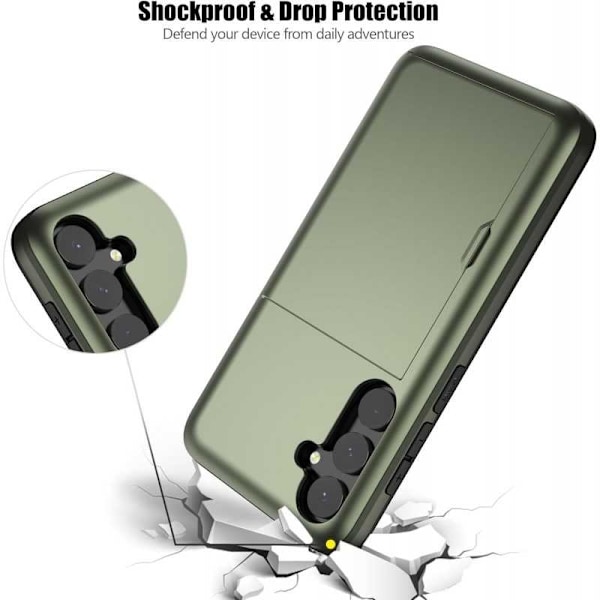 Samsung Galaxy S23 FE Iskunkestävä Cover Cover Card -paikka StreetWise