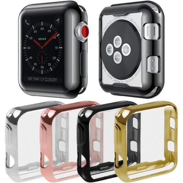 Apple Watch 40mm Heltäckande Skal Metallic Svart