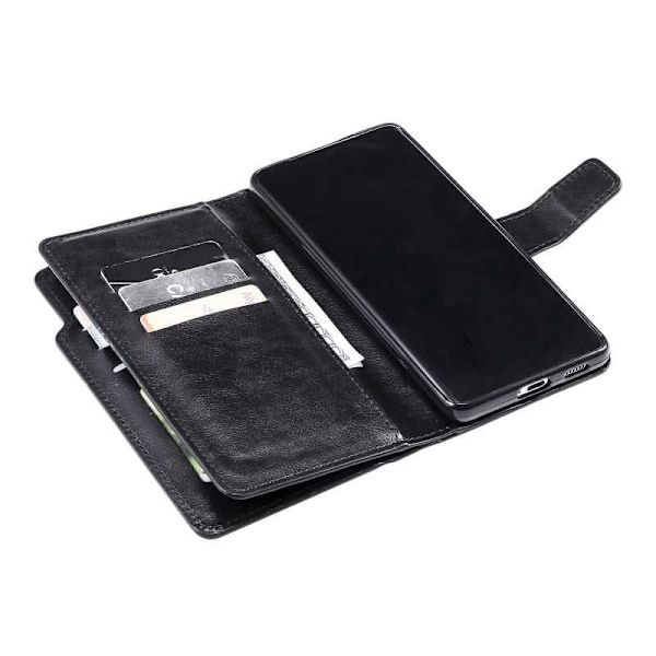 Samsung S21 Ultra Practical Lompakkokotelo 12-taskuisella Array V4:llä Black