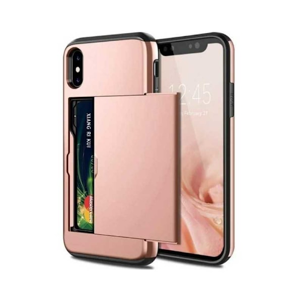 iPhone XS Max Stødsikkert dækkortrum StreetWise - Rose Gold