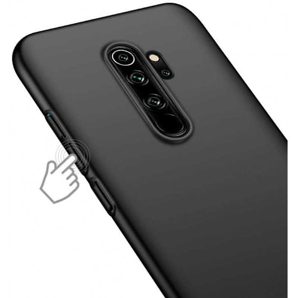 Xiaomi Redmi Note 8 Pro tyndt mat sort cover Basic V2 Black