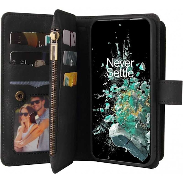Samsung S24 multifunktionelt pung etui Lynlås 13-rum