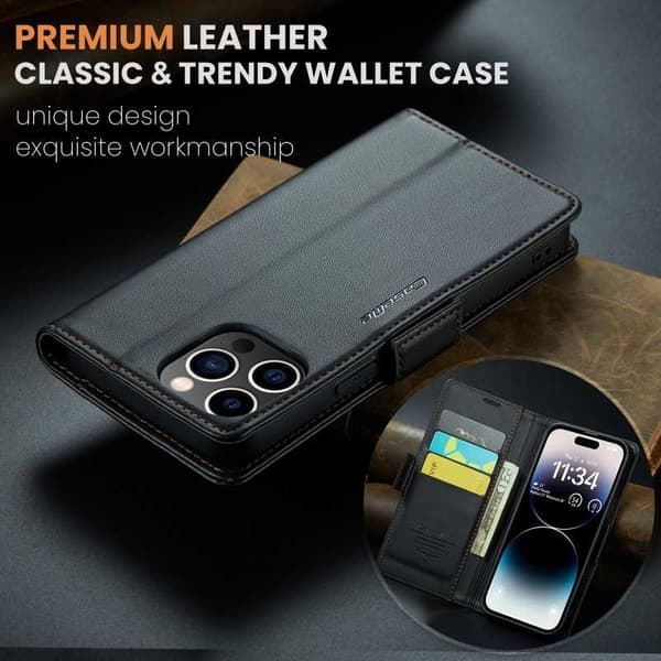 CaseMe Skin Pro Case iPhone 14 Pro Black