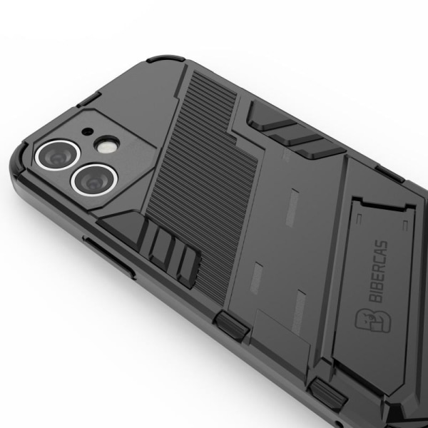 iPhone 12 Mini Stöttåligt Skal med Kickstand ThinArmor V2 Svart