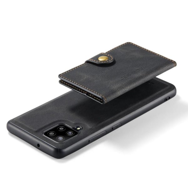 Samsung A42 5G stødsikkert cover med magnetisk kortholder JeeHoo Black