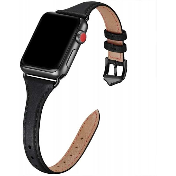 Apple Watch 38/40/41mm stilfuldt læderarmbånd Mercy Rosenguld