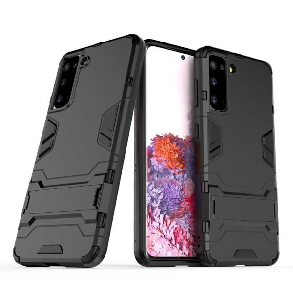 Samsung S21 Plus iskunkestävä kotelo jalustalla ThinArmor Black