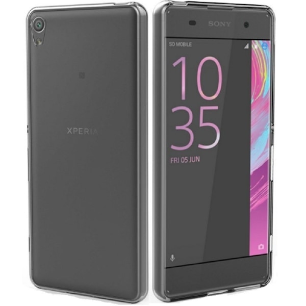 Xperia X Iskunvaimennus Silikoni Shell Shockr Transparent