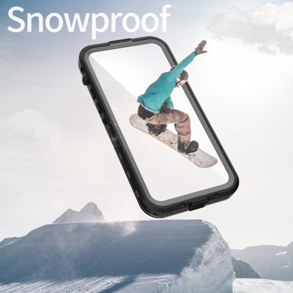 iPhone 15 Pro Max Heltäckande Vattentät Premium Skal - 2m Transparent