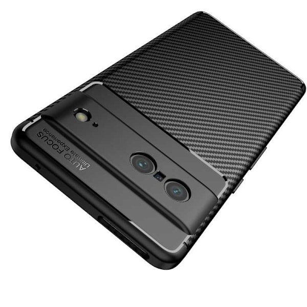 Google Pixel 7a Stöttåligt Slimmat Skal FullCarbon V4 Svart