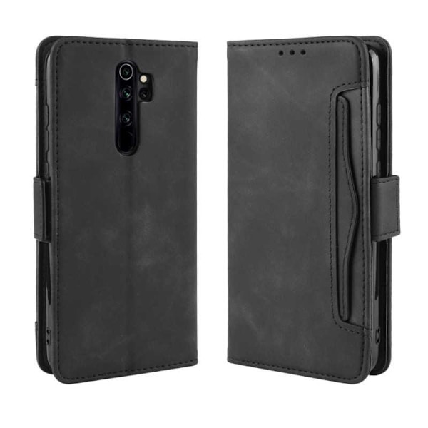 Xiaomi Redmi Note 8 Pro Plånboksfodral PU-Läder 6-FACK Winston V3 Svart