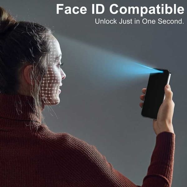2-PACK iPhone 15 Privacy Härdat glas 0.26mm 2.5D 9H Transparent