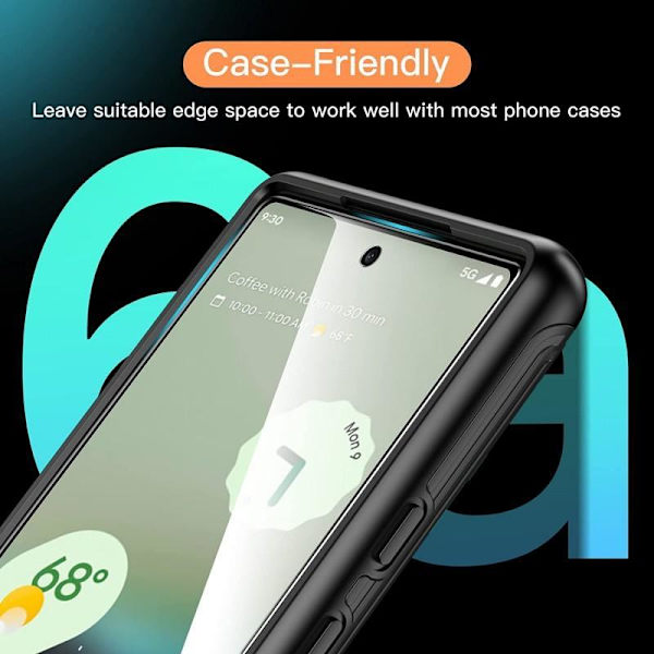 Google Pixel 7a Härdat glas 0.26mm 2.5D 9H Transparent