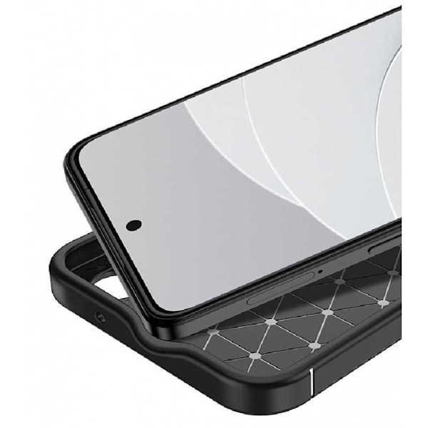 Google Pixel 8 Stöttåligt Slimmat Skal FullCarbon V4 Svart