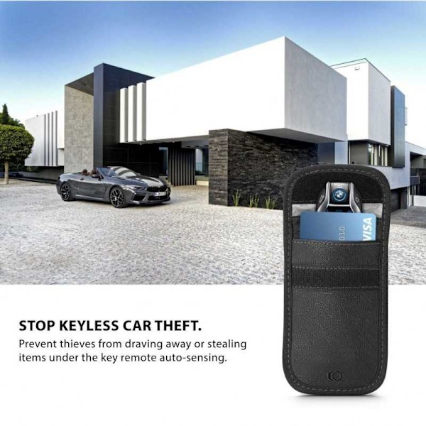 RFID-suojattu avainkotelo Tech-Protect V1 Cross Black one size