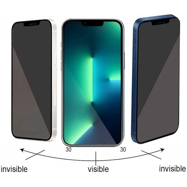 OnePlus Nord N20 5G Privacy Härdat glas 0.26mm 2.5D 9H Transparent