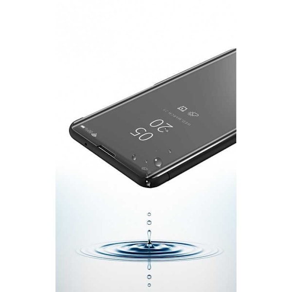 Redmi Note 7 Smart Flipfodral Clear View Standing V2 Rocket Svart