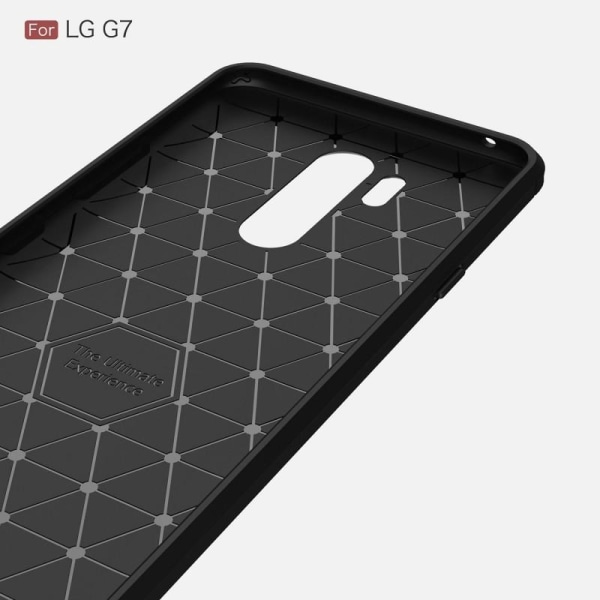 LG G7 ThinQ Iskunkestävä Iskunvaimennuskuori SlimCarbon Svart