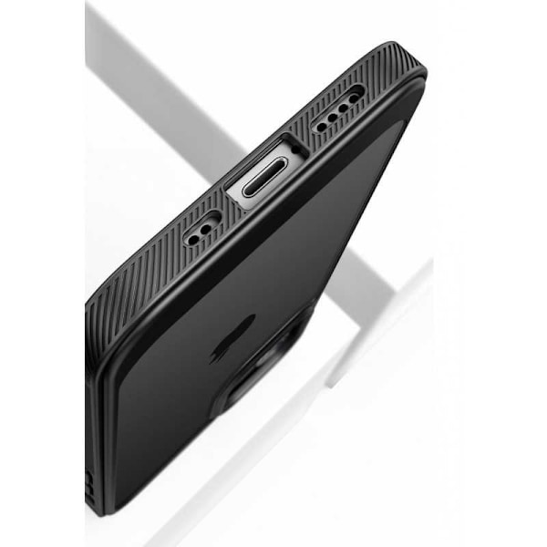 iPhone 12 Mini Iskunkestävä & Elegant Case Halo Svart