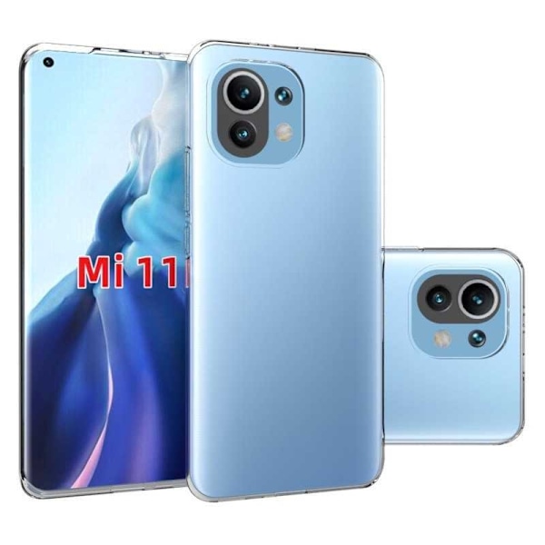 Xiaomi Mi 11 stødabsorberende blødt etui Enkelt Transparent