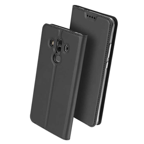 Mate 10 Pro Flipfodral Skin Pro med Kortfack Svart