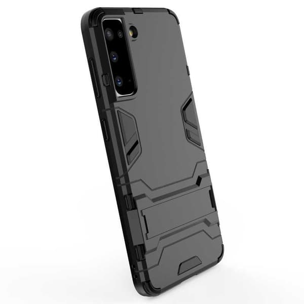 Samsung S21 Stöttåligt Skal med Kickstand ThinArmor Svart