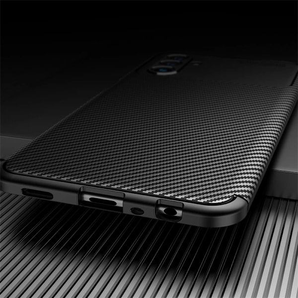 Samsung A13 5G / A04s Støtsikker Slim Cover FullCarbon V4 Black