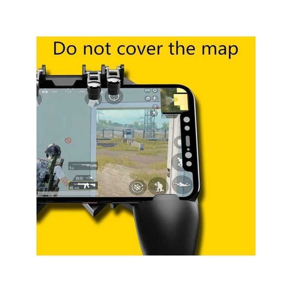 Smartphone Kontroll Gaming för b.la. PUBG Svart