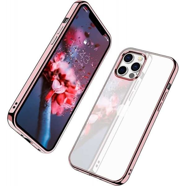 iPhone 12 Pro Iskunvaimennin kumikotelo Transparent