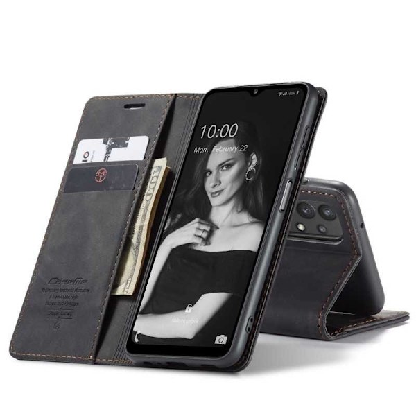 Samsung A32 5G Elegant Flip Case CaseMe 3-FACK Black
