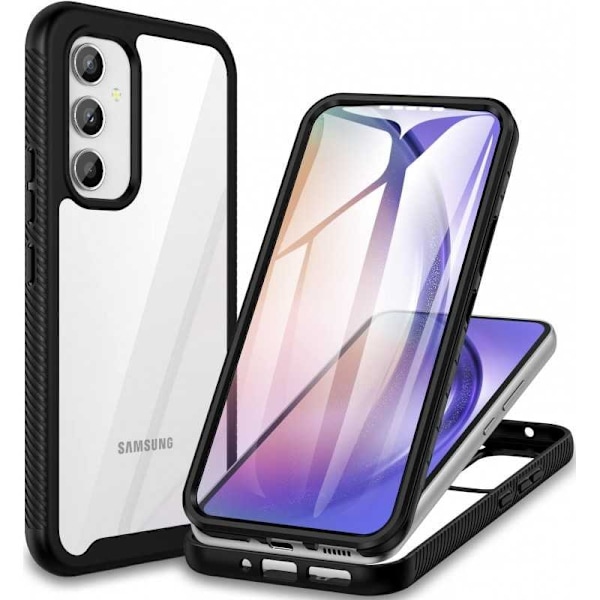 Samsung A14 5G/4G Heltäckande Skal Tech-Protect Defense 360 Transparent