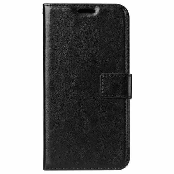 Mate 20 Lite Plånboksfodral PU-Läder 4-FACK Svart