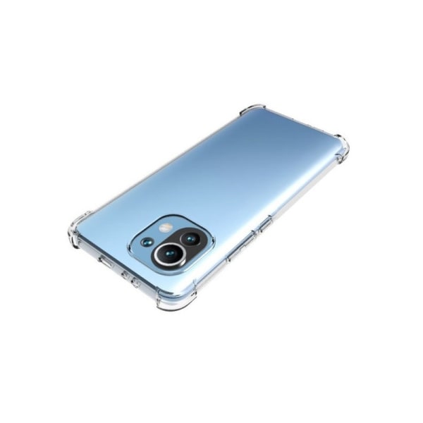 Xiaomi Mi 11 iskuja vaimentava silikonikotelo Shockr Transparent