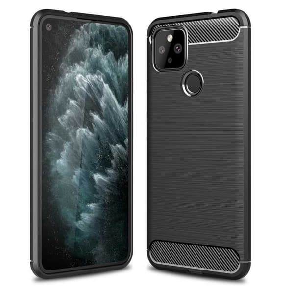 Google Pixel 4a 5G Iskunkestävä SlimCarbon Black