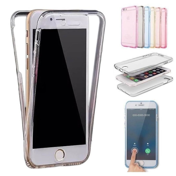 360° Full Cover Silikone Cover iPhone 6/6S Transparent