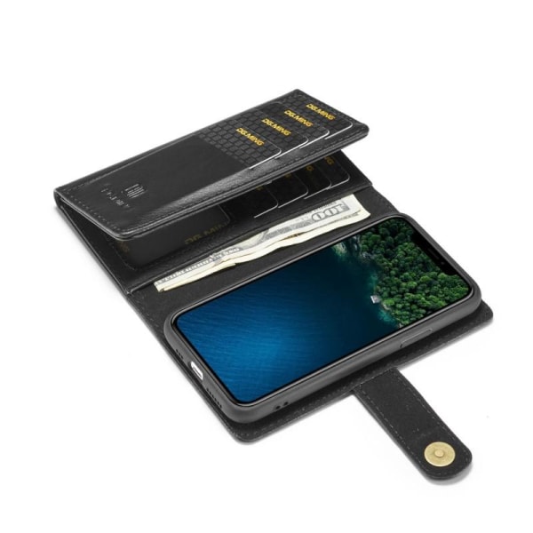 iPhone 11 Pro 14-POCKET Magnetic Mobile Wallet DG.Ming V2 Black
