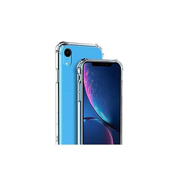 iPhone XR Iskunvaimennus Silikoni Shell Iskunvaimennin Transparent